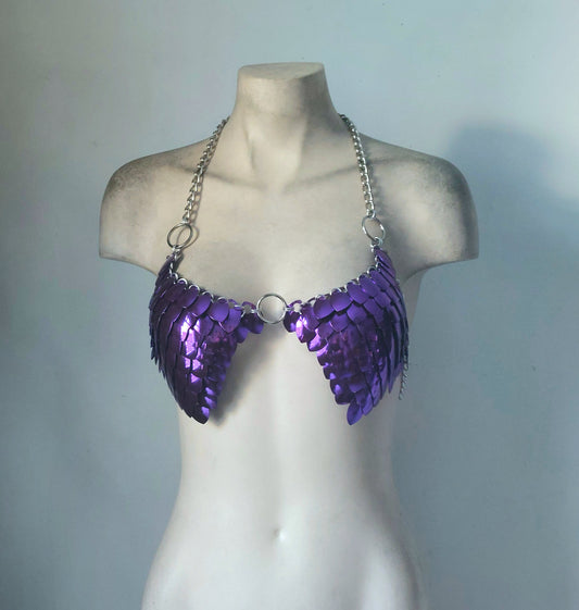 Liquid Purple Deluxe Scale Dragon Bikini