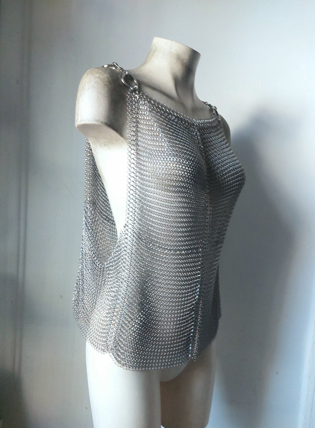 Micro Chainmail Sleeveless Top