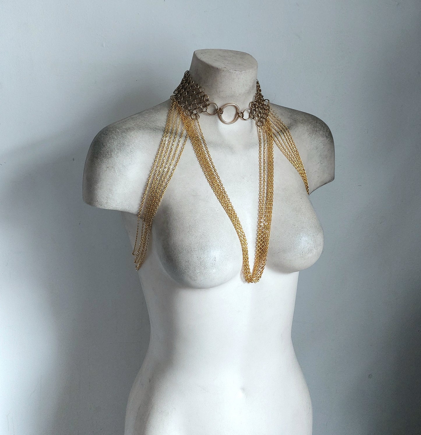 Saturn Chainmail Necklace