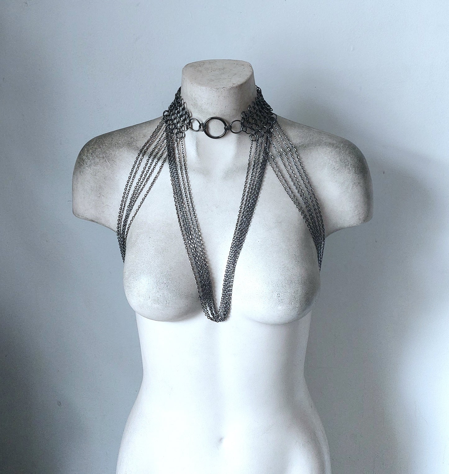 Saturn Chainmail Necklace