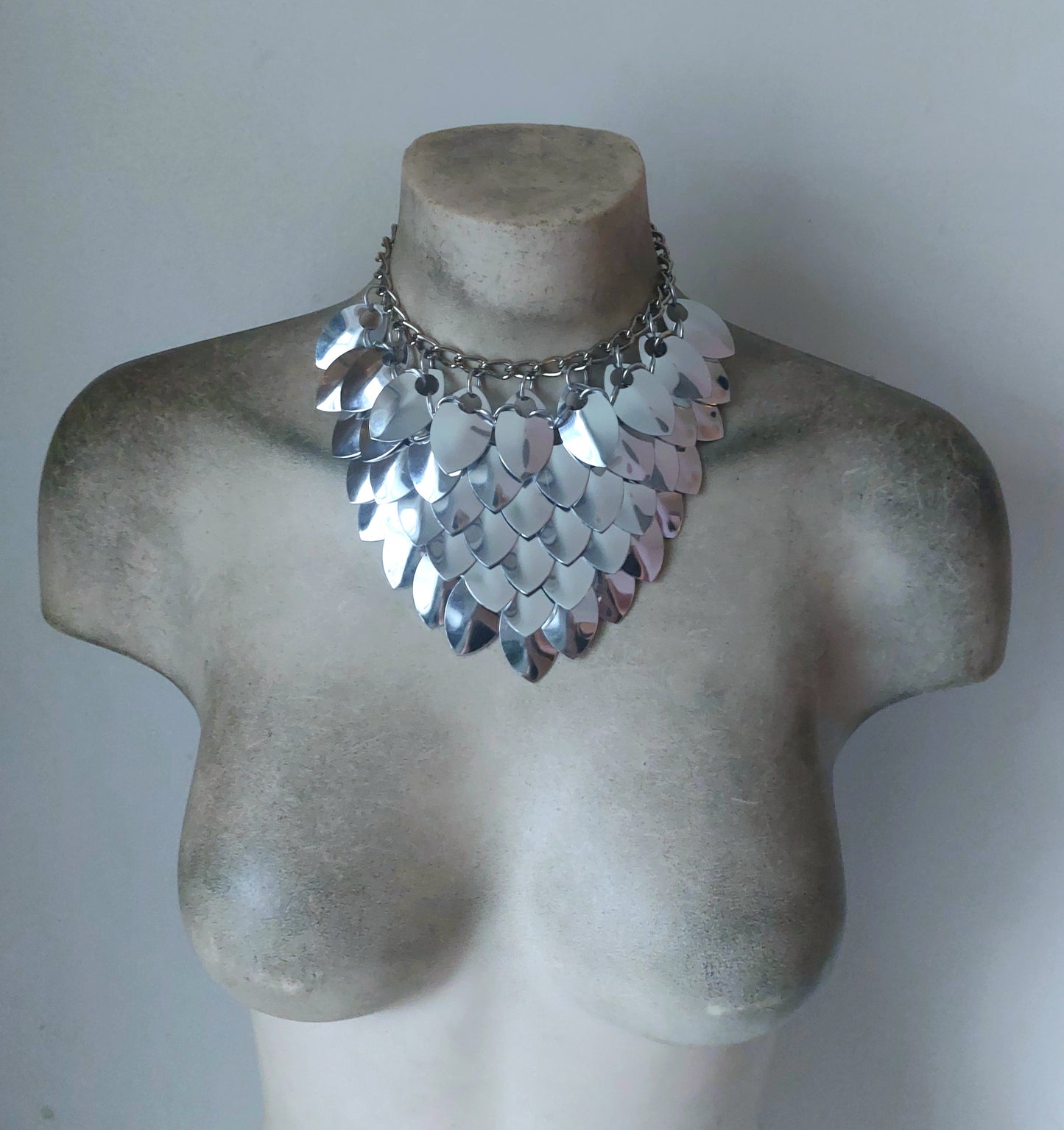 Chainmail Necklace Scalemail Choker