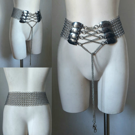 Scalemail Accent Corset Belt 4/1
