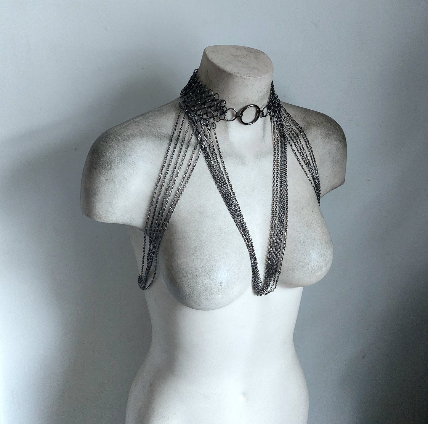 Saturn Chainmail Necklace