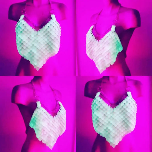 Glow in The Dark Halter Top