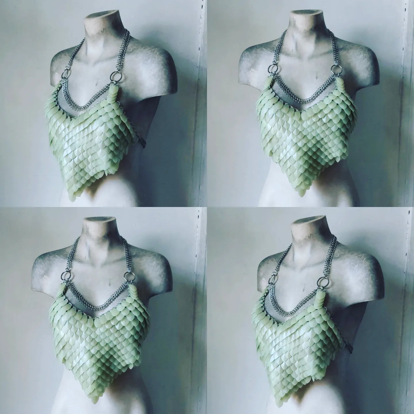 Glow in The Dark Halter Top