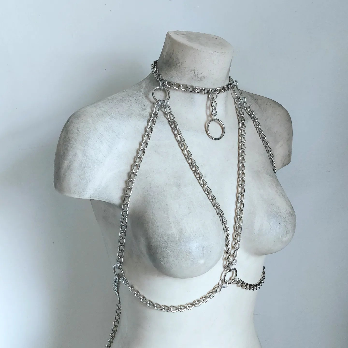 Warrior Lite Draped Chain Harness Bra